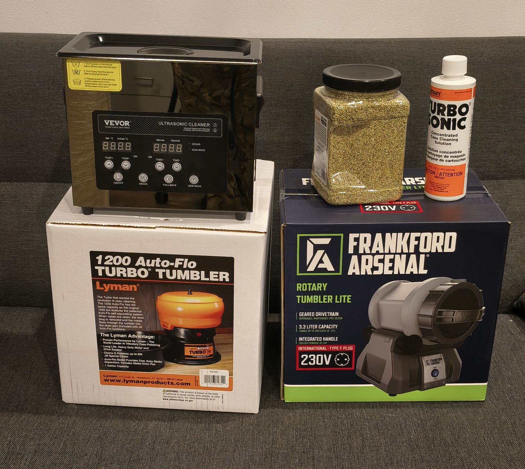 Przygotowanie łusek część I – czyszczenie